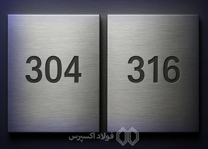 استیل 304 و 316